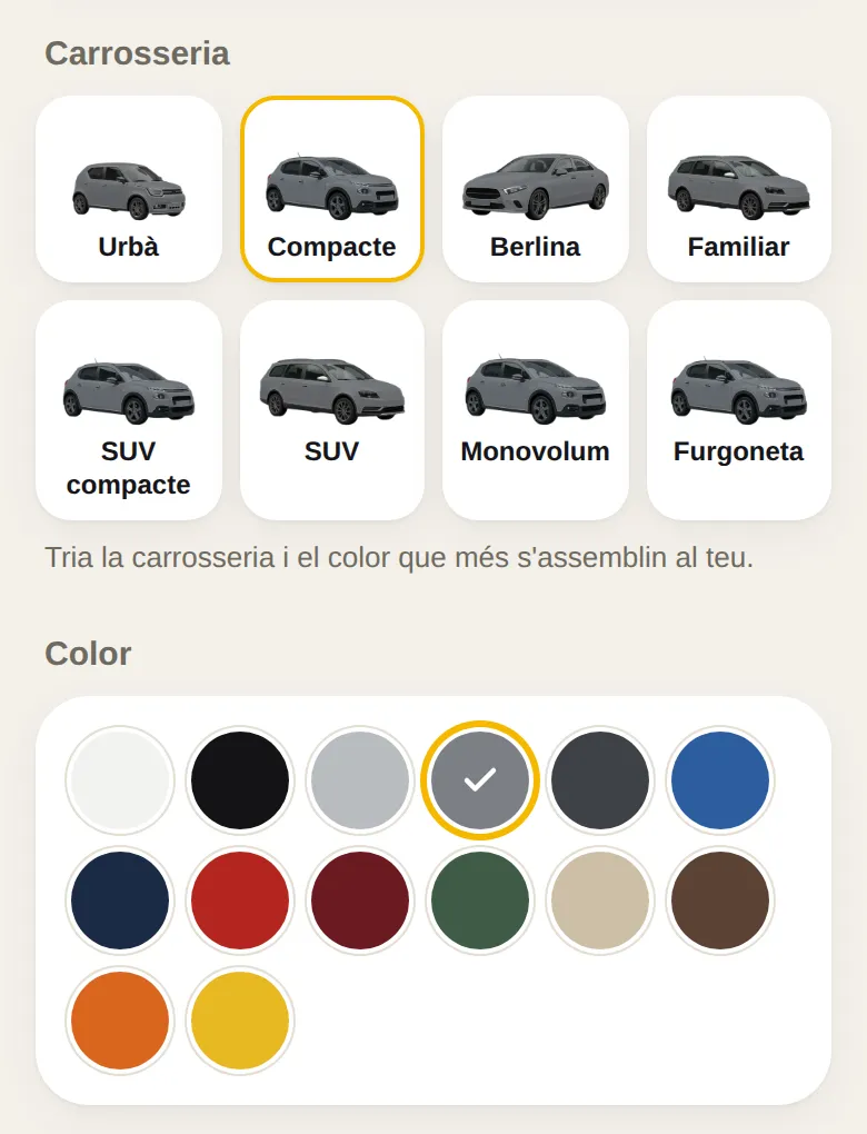 Carrosseria i color